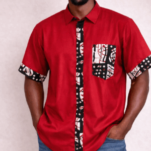 Verdant Heritage Button-Up